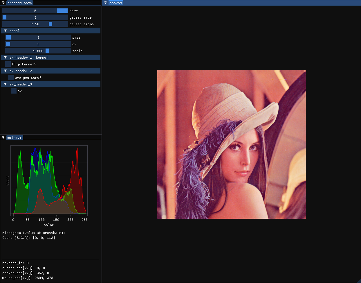 cvdebug screenshot